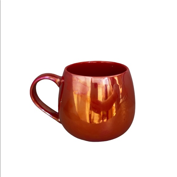 Tim Hortons Red iridescent coffee mug cup 2020 with tag - Picture 2 of 4
